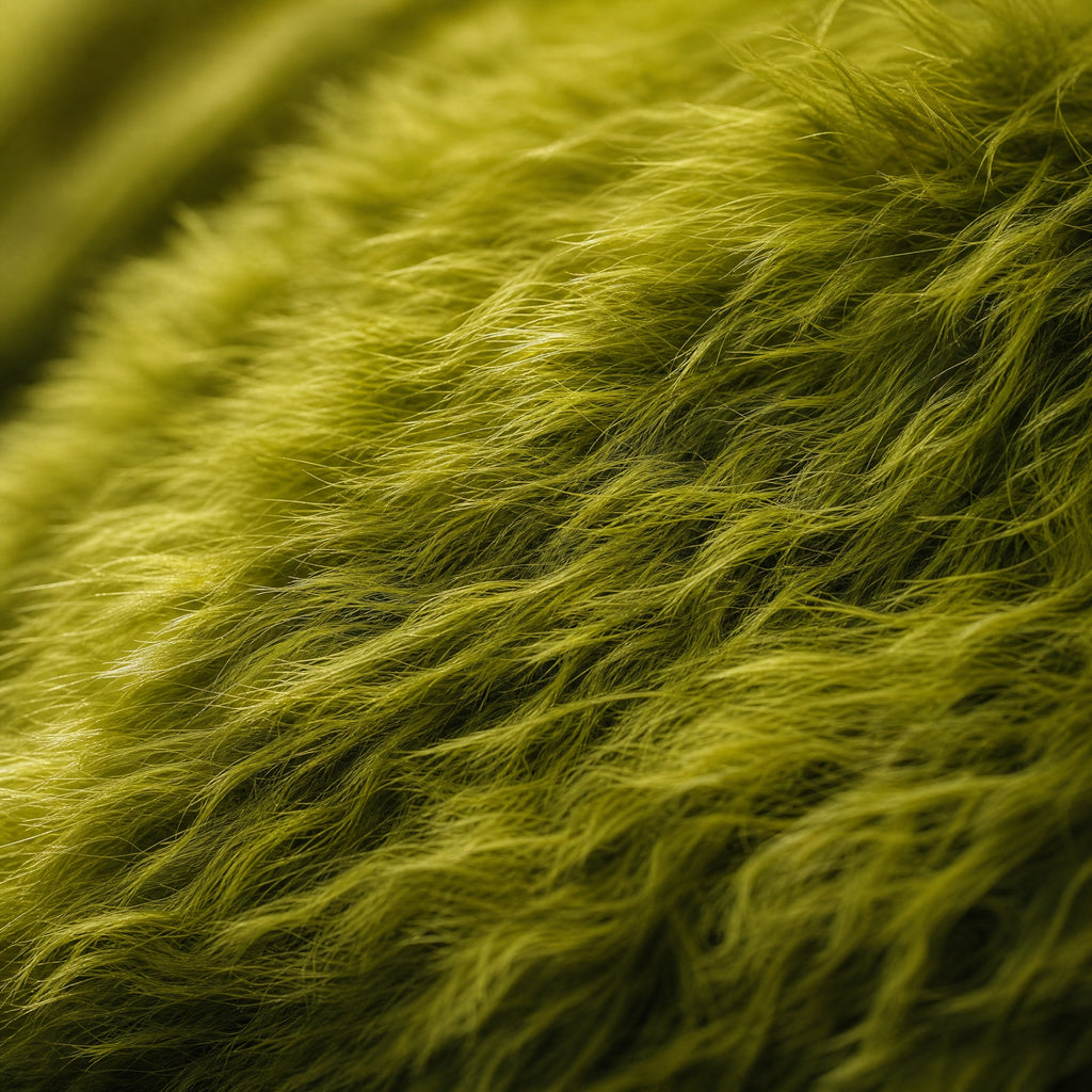 Close-up of the cloud-soft long-pile fur